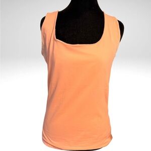 Zara coral Sleeveless Top